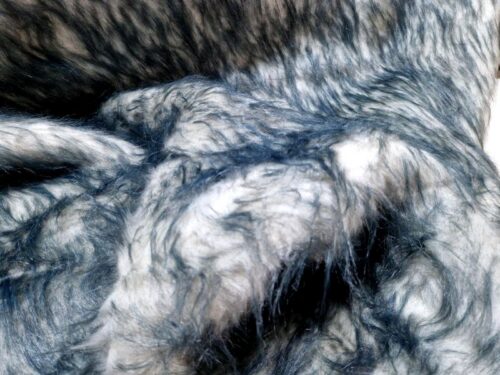 grijs mêlee imitatie bont