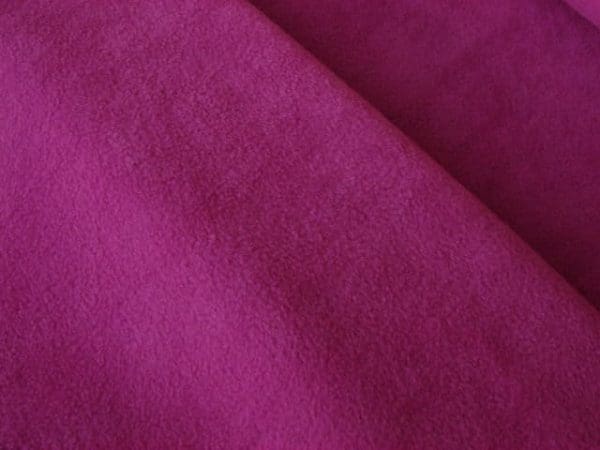 hard roze fleece stof