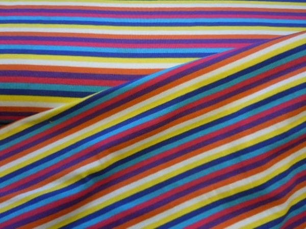 Tricot Jersey multi streep 2