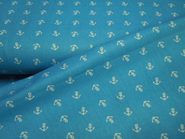 Katoentjes ankertje aqua
