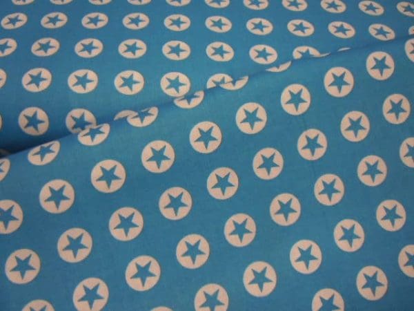 Katoentjes ster aqua