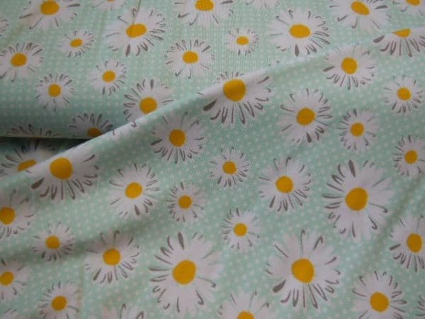 Tricot Jersey margriet mint