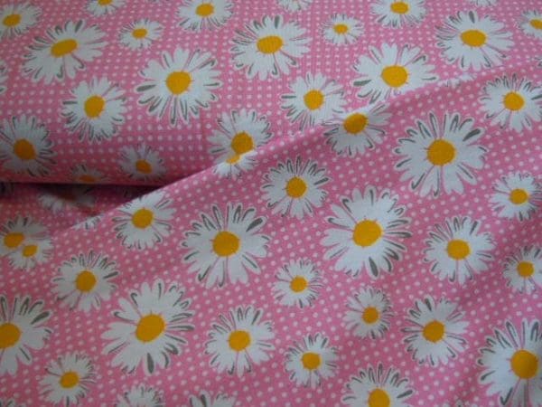 Tricot Jersey margriet roze