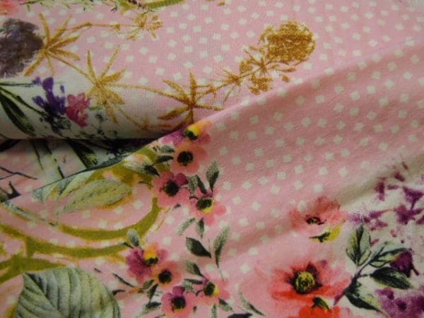 Tricot Jersey mutch rose