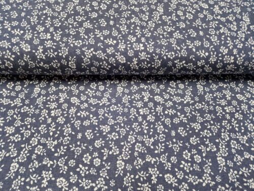 bloemetjes spijkerstof