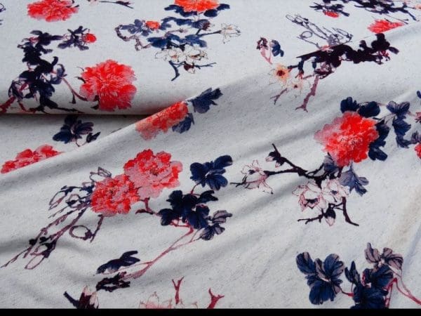 tricot anjer rood linnen