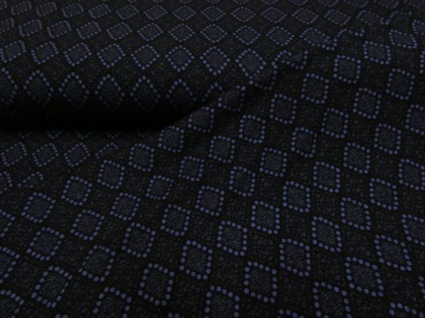 Tricot salmiak blauw