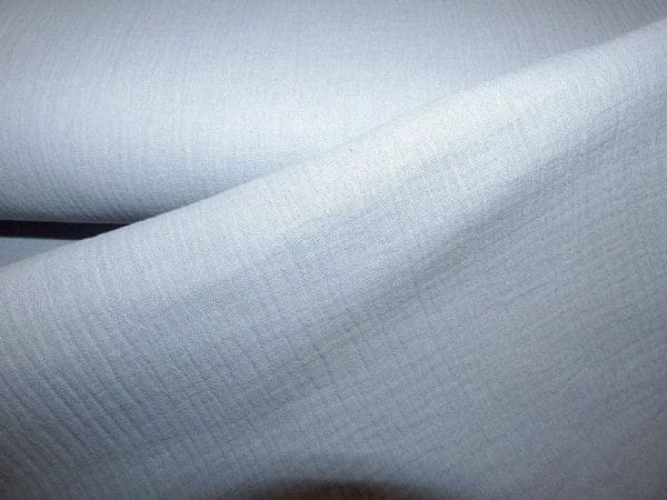 Mousseline licht oud blauw hydrofiele stof