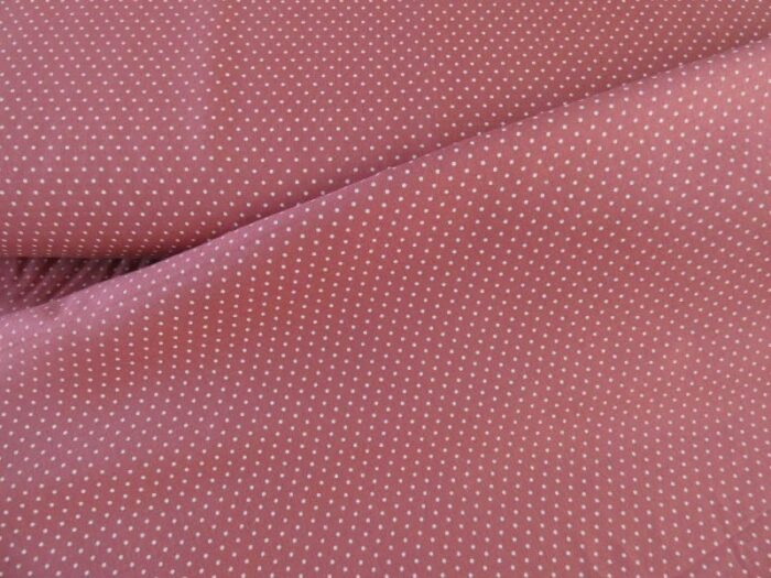 oud roze stipje viscose