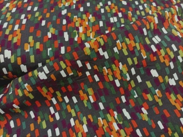 bedrukte viscose strap groen