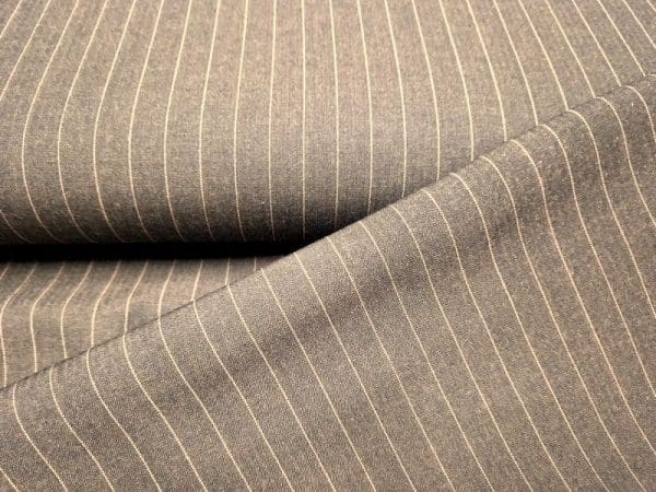 Krijtstreep bruin beige