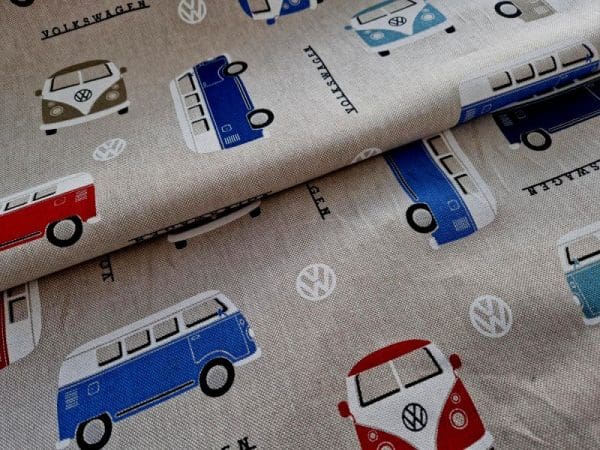 decoratiestof volkswagenbusjes