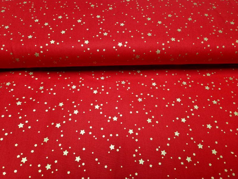 kerst stoffen ster rood