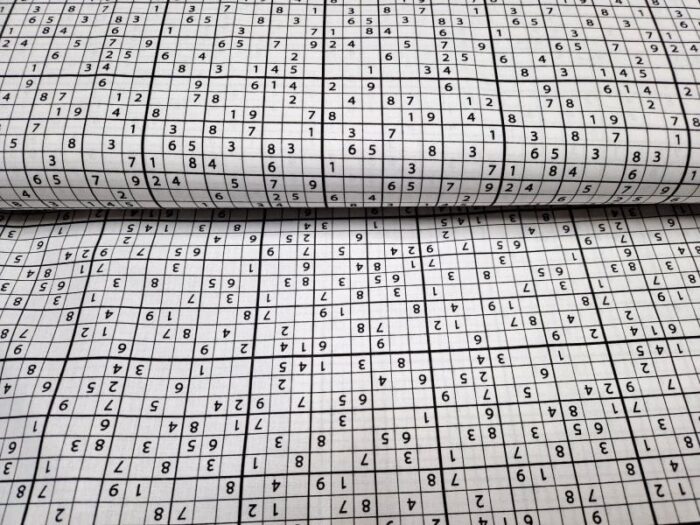Bedrukt Katoen Sudoku