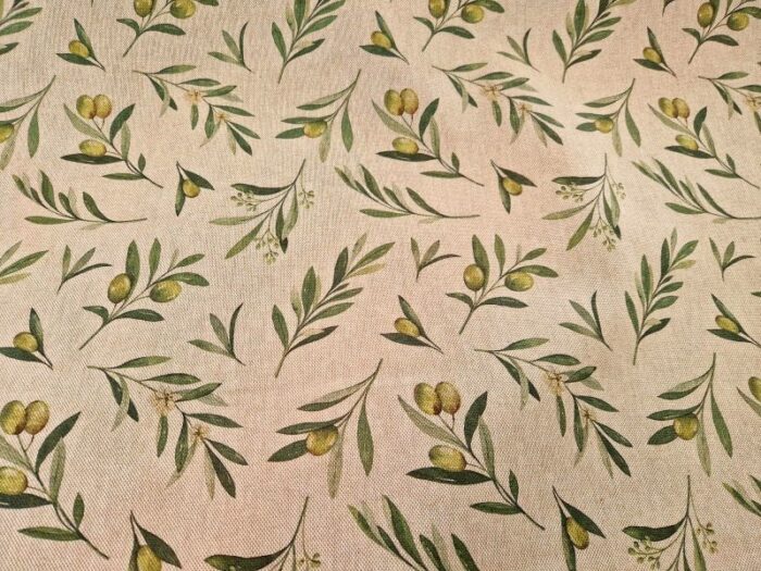 Decoratiestof met olijfblad 2
