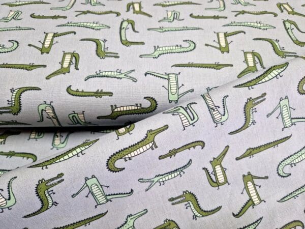 krokodil grijs
