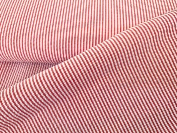 rood wit seersucker streepje