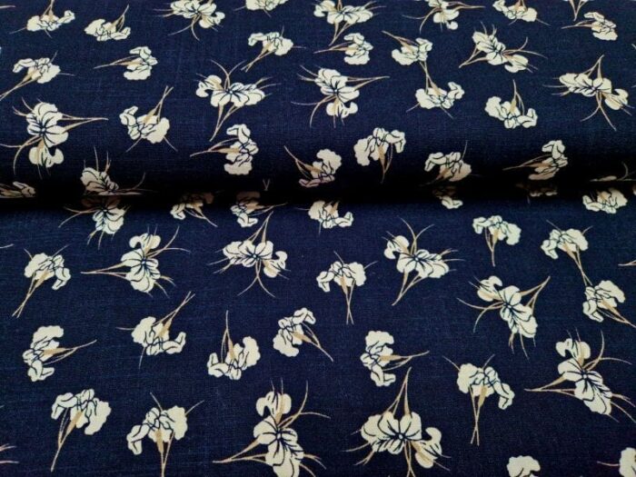 flower small navy - Afbeelding 2