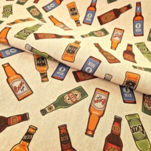 bierflesjes stof