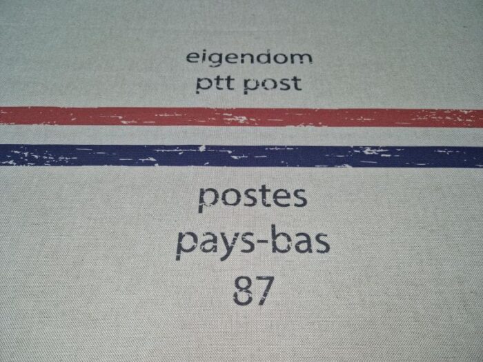 Decoratie postzakkenstof