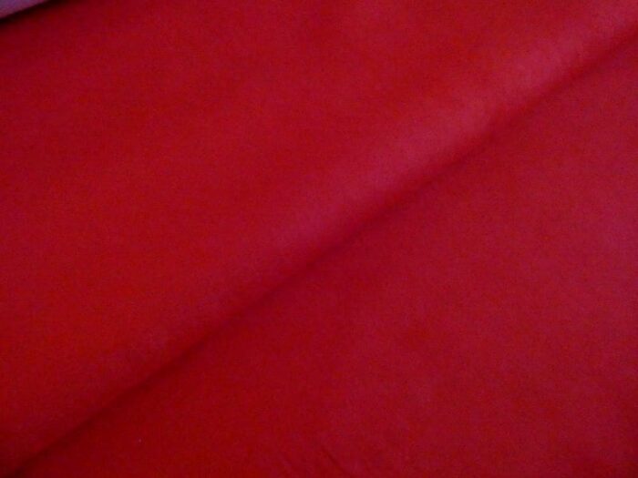 Suede imitatie rood