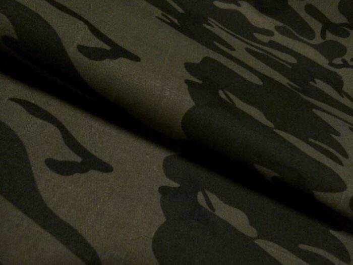 Leger print camouflage bruin