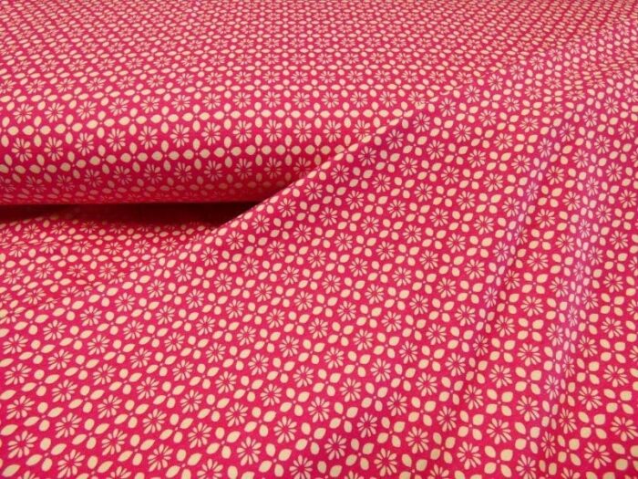 Sale tricot bloemetje roze