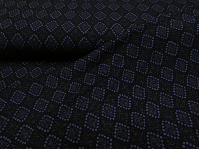 Tricot salmiak blauw