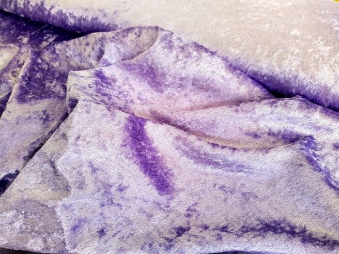 Velours de panne lila