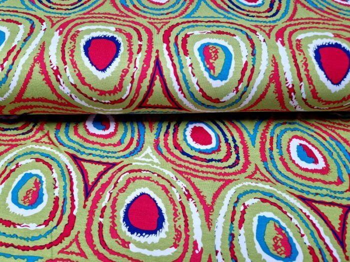 abstracte tricot lime