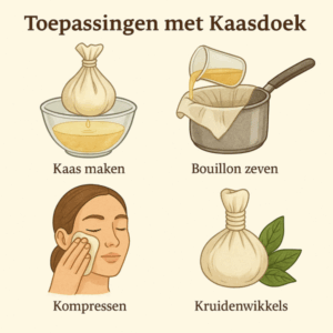 toepassingen met kaasdoek