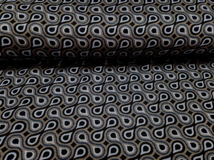 bedrukte punta di roma geometrische print