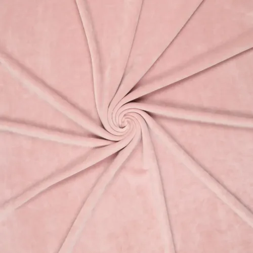 pastel roze stretch fluweel