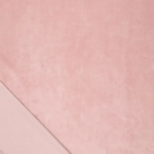 zacht oud roze stretch fluweel