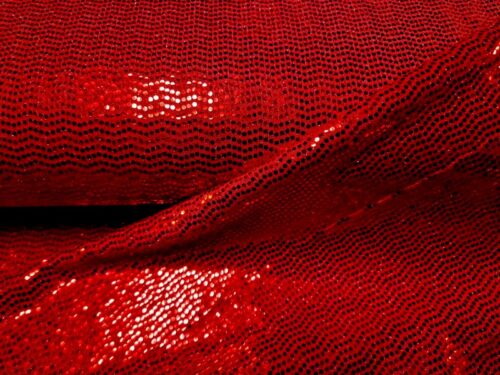 rode paillette stof