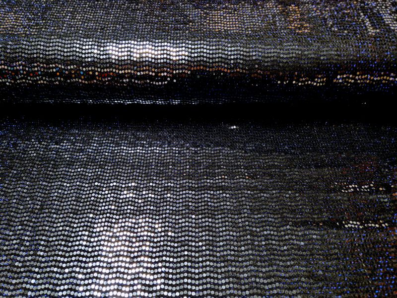 donker blauwe glitterstof