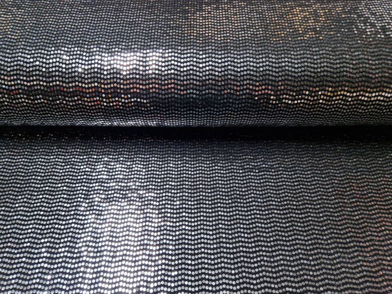 zilver paillette stof