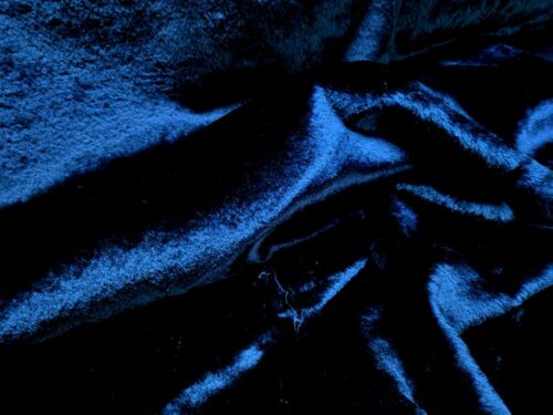 donker blauw kunstbont