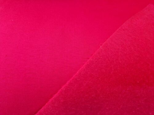 joggingstof hard roze