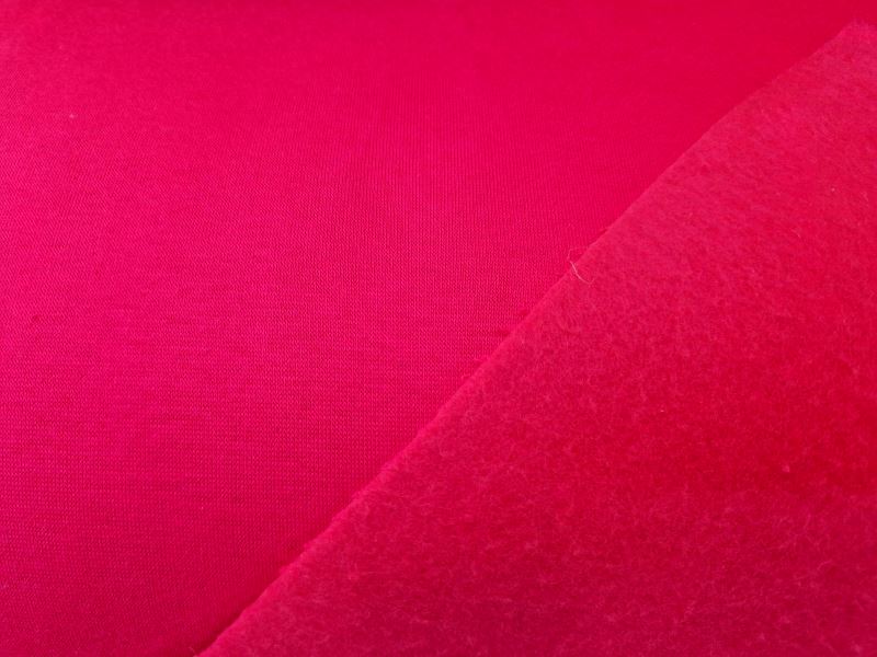 joggingstof hard roze