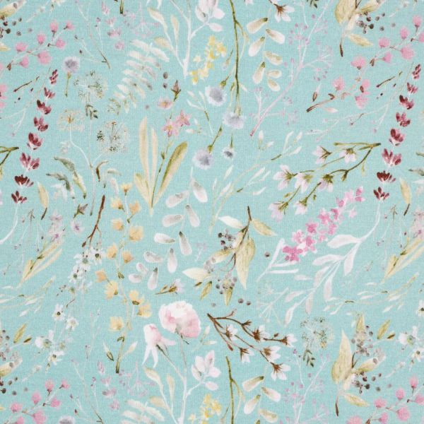 bloemetjes tricot mint