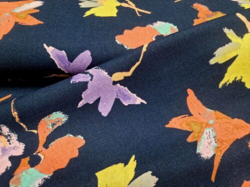 linnen bloem abstract blauw