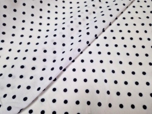 polkadot wit zwart