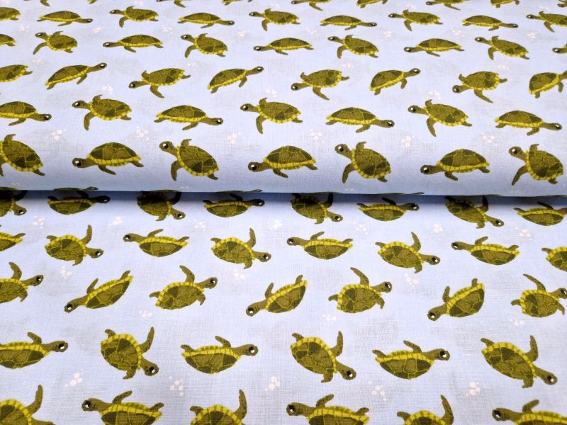 katoen schildpadden print