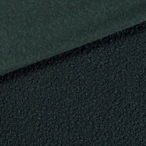 donker groene boucle stof