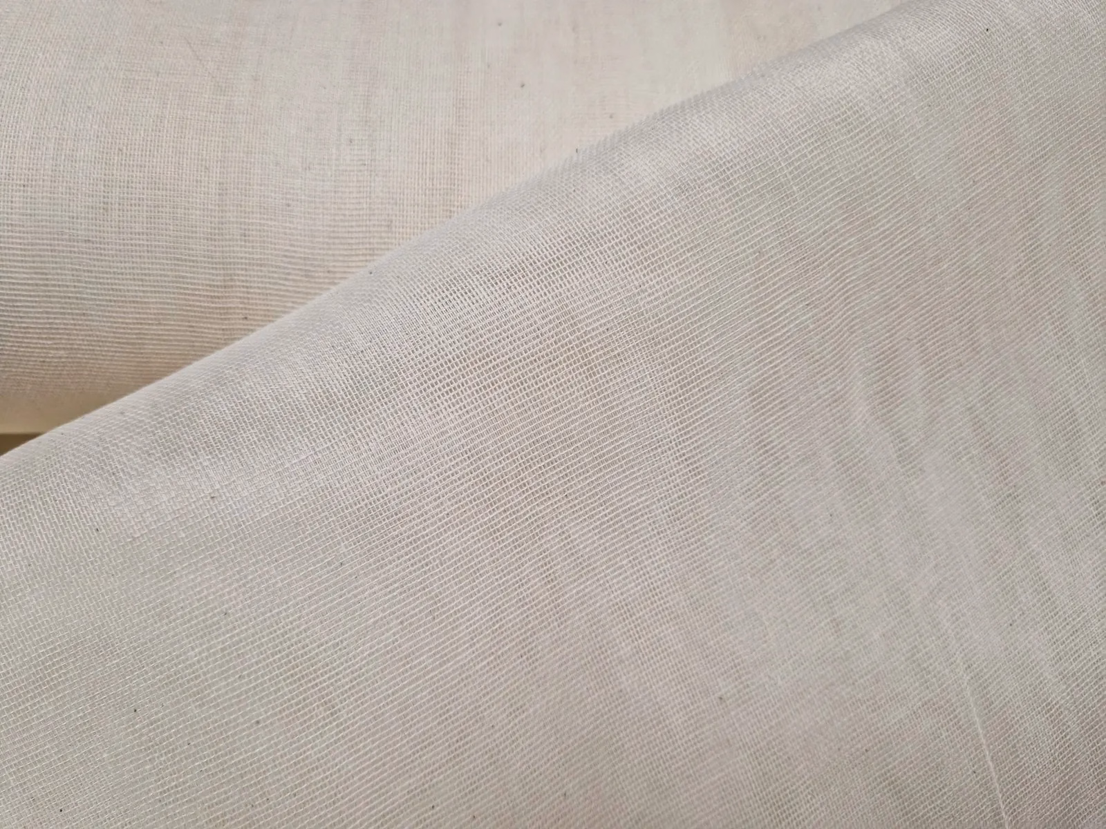 Kaasdoek budget, schuin gevouwen