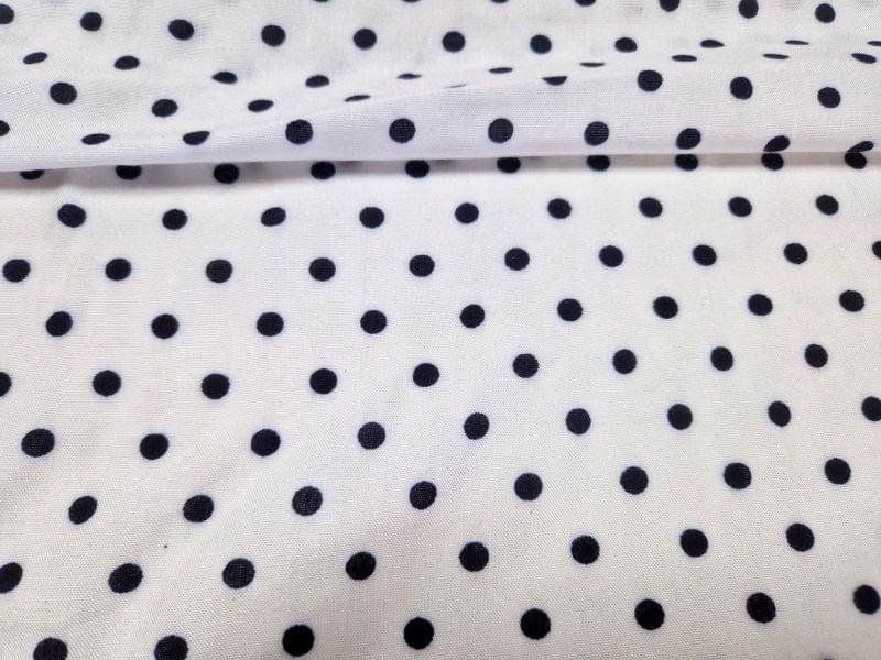 polka dot zwart wit